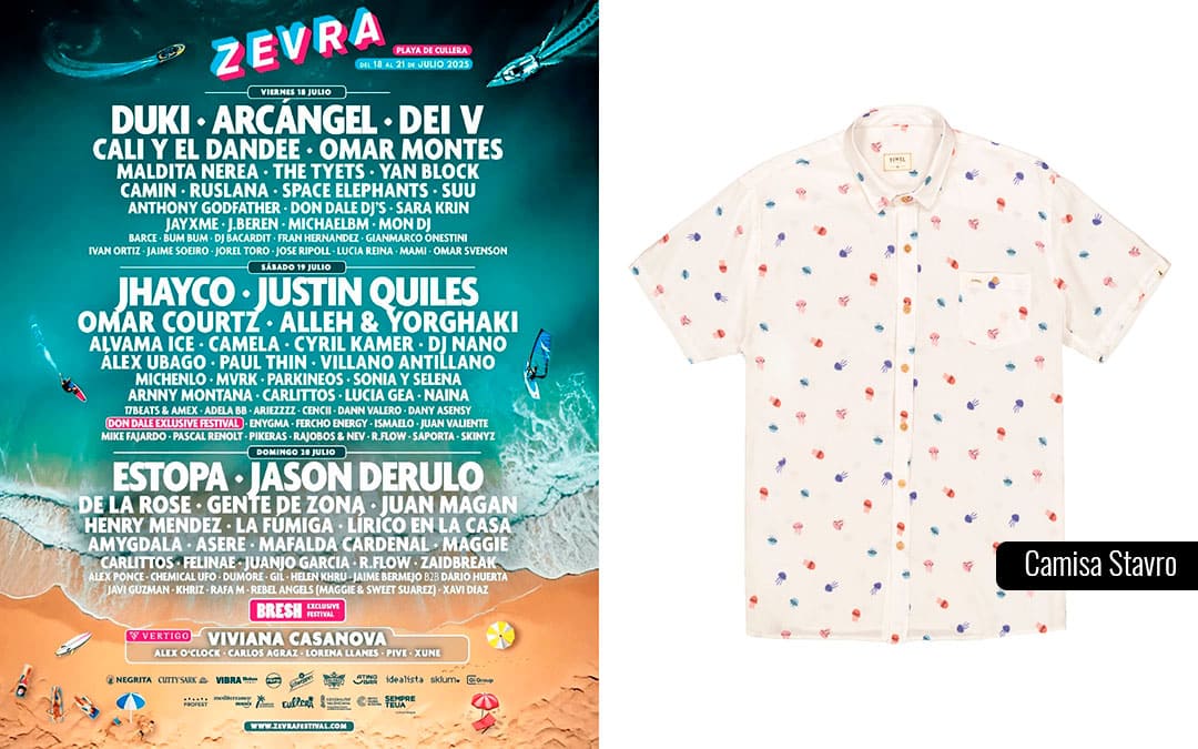 11-Camisas festivaleras Cartel-Zevra-Festival-2025
