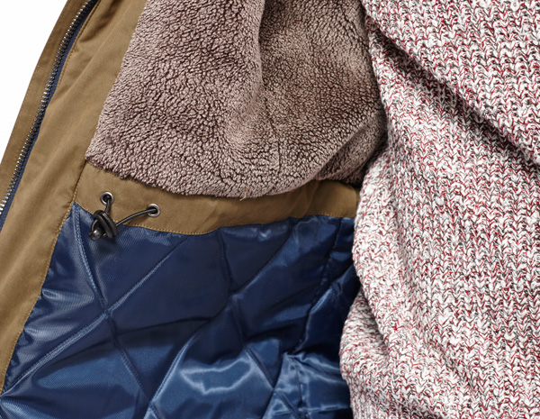 lookbook tiwel detalle interior abrigo