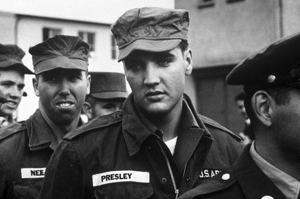 elvis presley blanco y negro