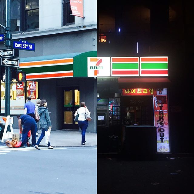 amor a distancia koreanos foto collage 7eleven
