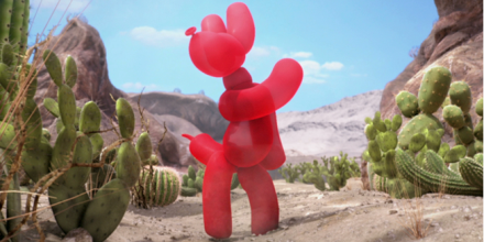 perro globo cactus