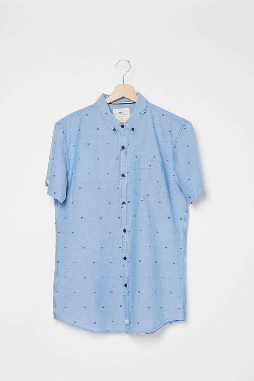 Camisa-Kiko-Blue-Chambray Camisa-Kiko-Blue-Chambray