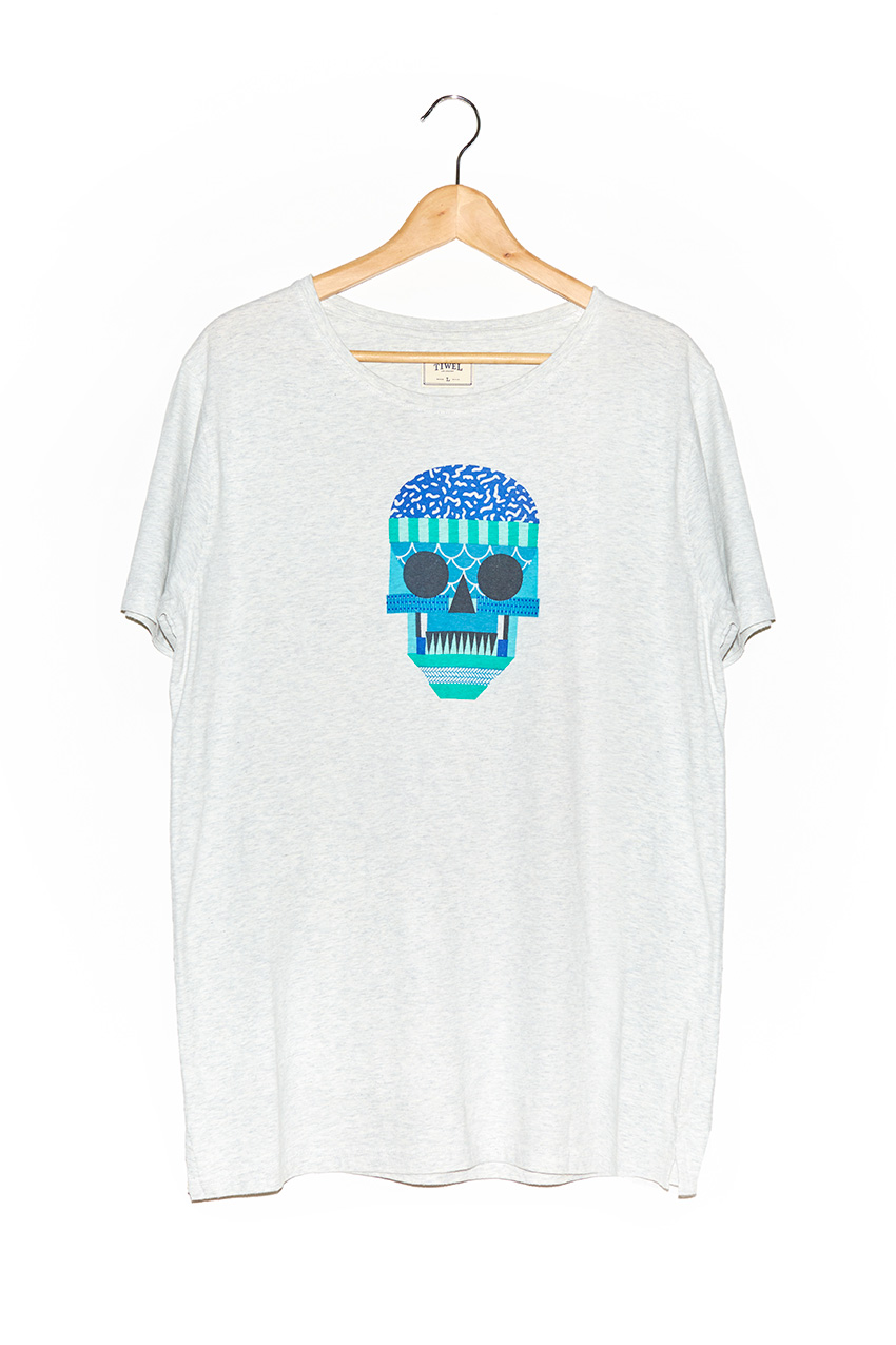 Camiseta Kulskul White Melange Camiseta Kulskul White Melange