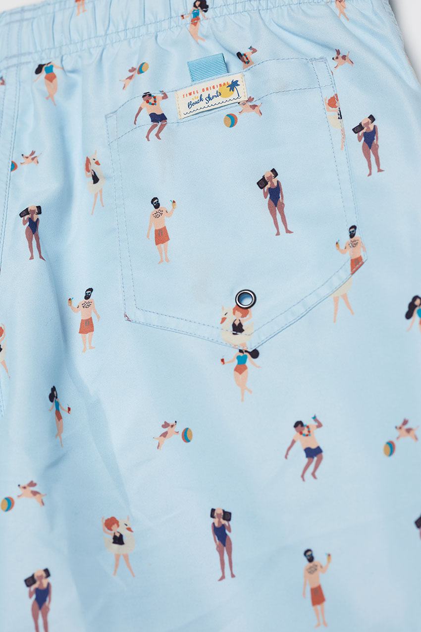 Bañador Pooly Work Blue 06 Bañador Pooly Work Blue 06