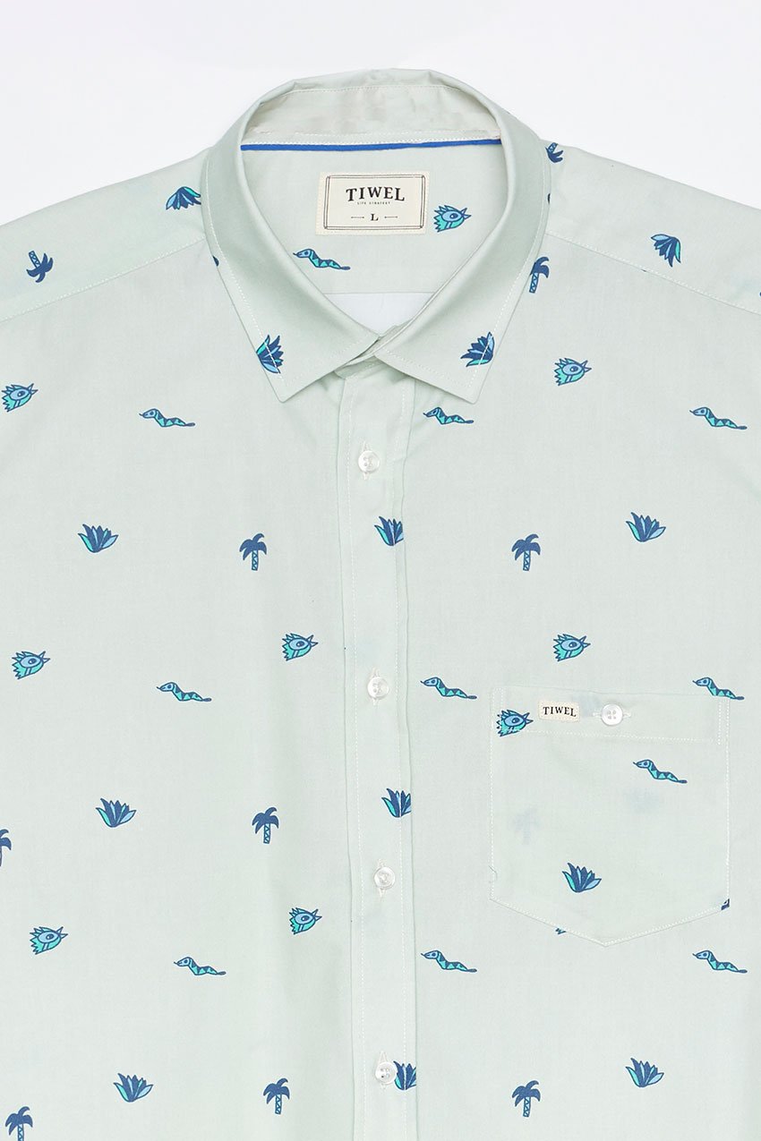 Camisa Addu Tiwel meadow mist 01 Camisa Addu Tiwel meadow mist 01
