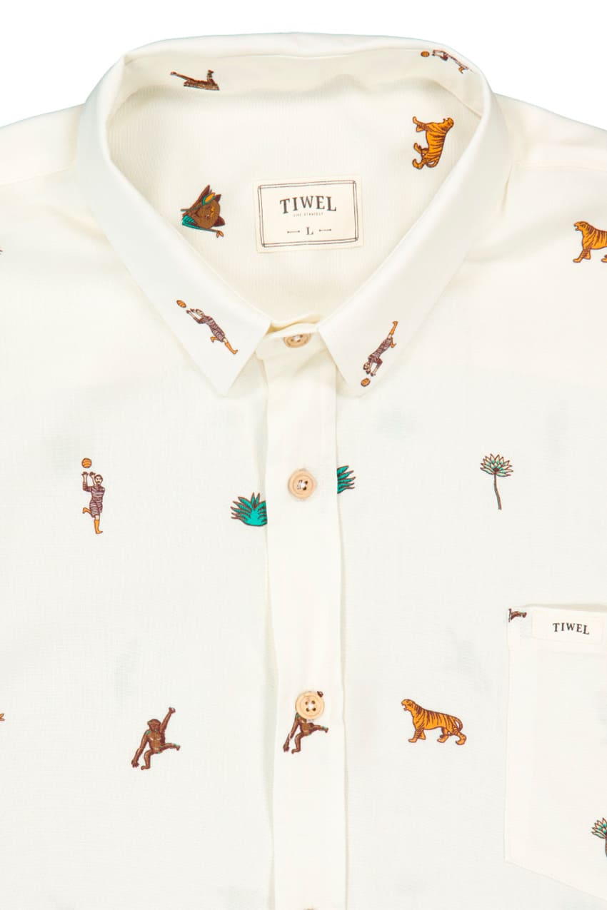 Camisa Akato Tiwel Off White 03 Camisa Akato Tiwel Off White 03