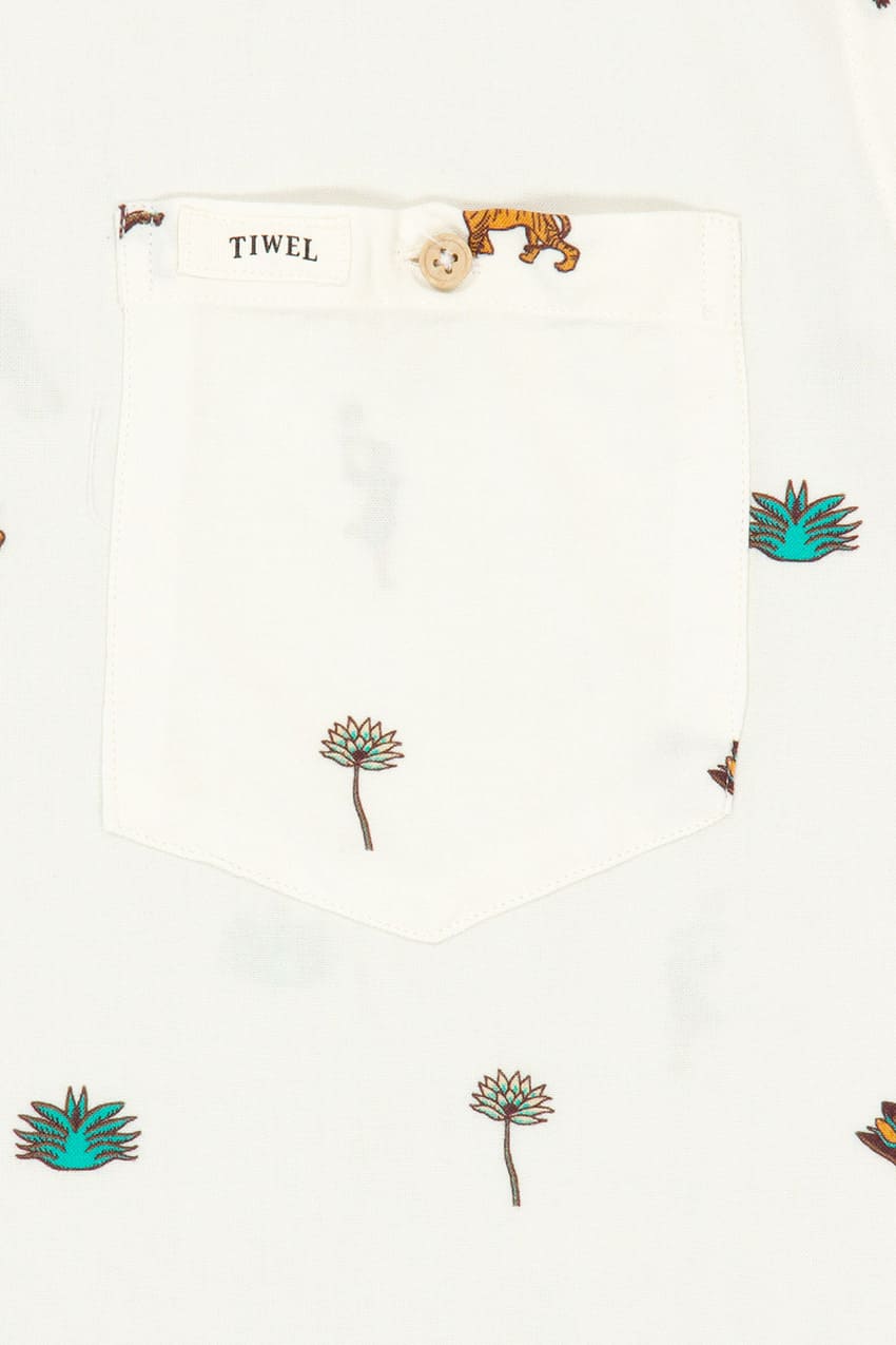 Camisa Akato Tiwel Off White 06 Camisa Akato Tiwel Off White 06