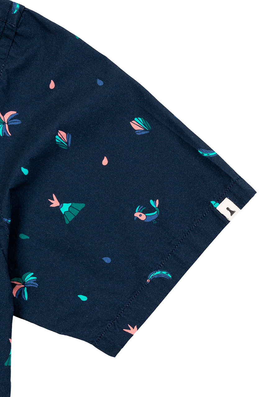Camisa Bahamas Sea Blue 03 Camisa Bahamas Sea Blue 03