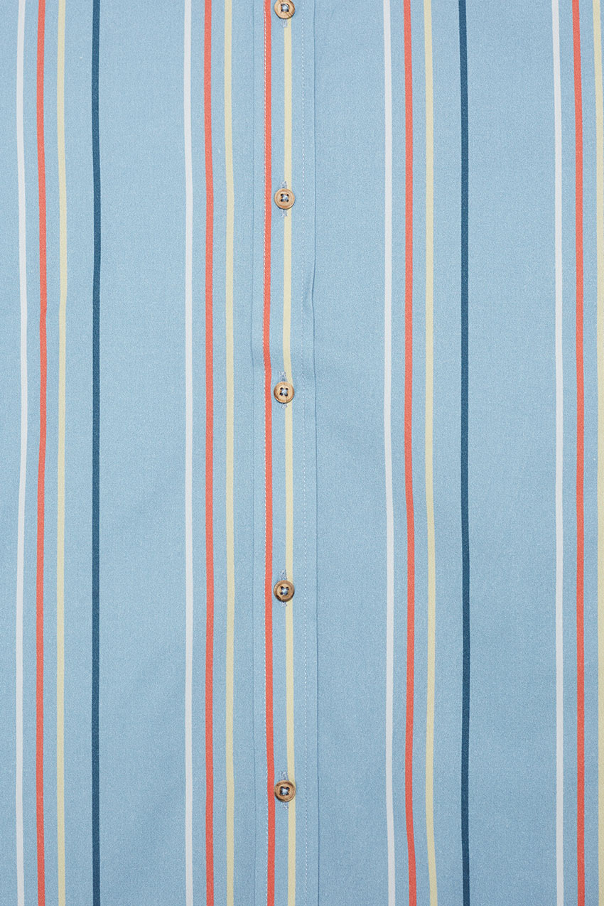 Camisa Bart Panama Blue 03 Camisa Bart Panama Blue 03