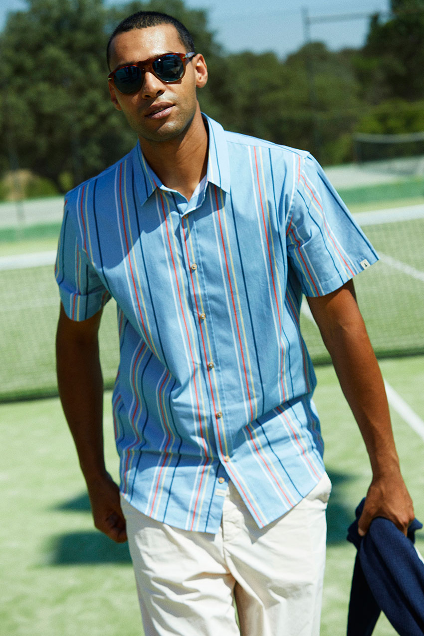 Camisa Bart Panama Blue 04 Camisa Bart Panama Blue 04