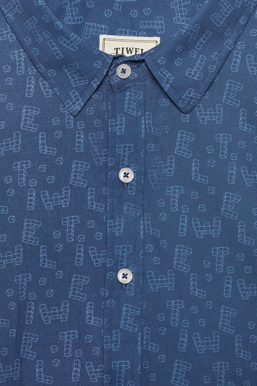 Camisa Cubix David Sanchez Brigade Blue 02 Camisa Cubix David Sanchez Brigade Blue 02