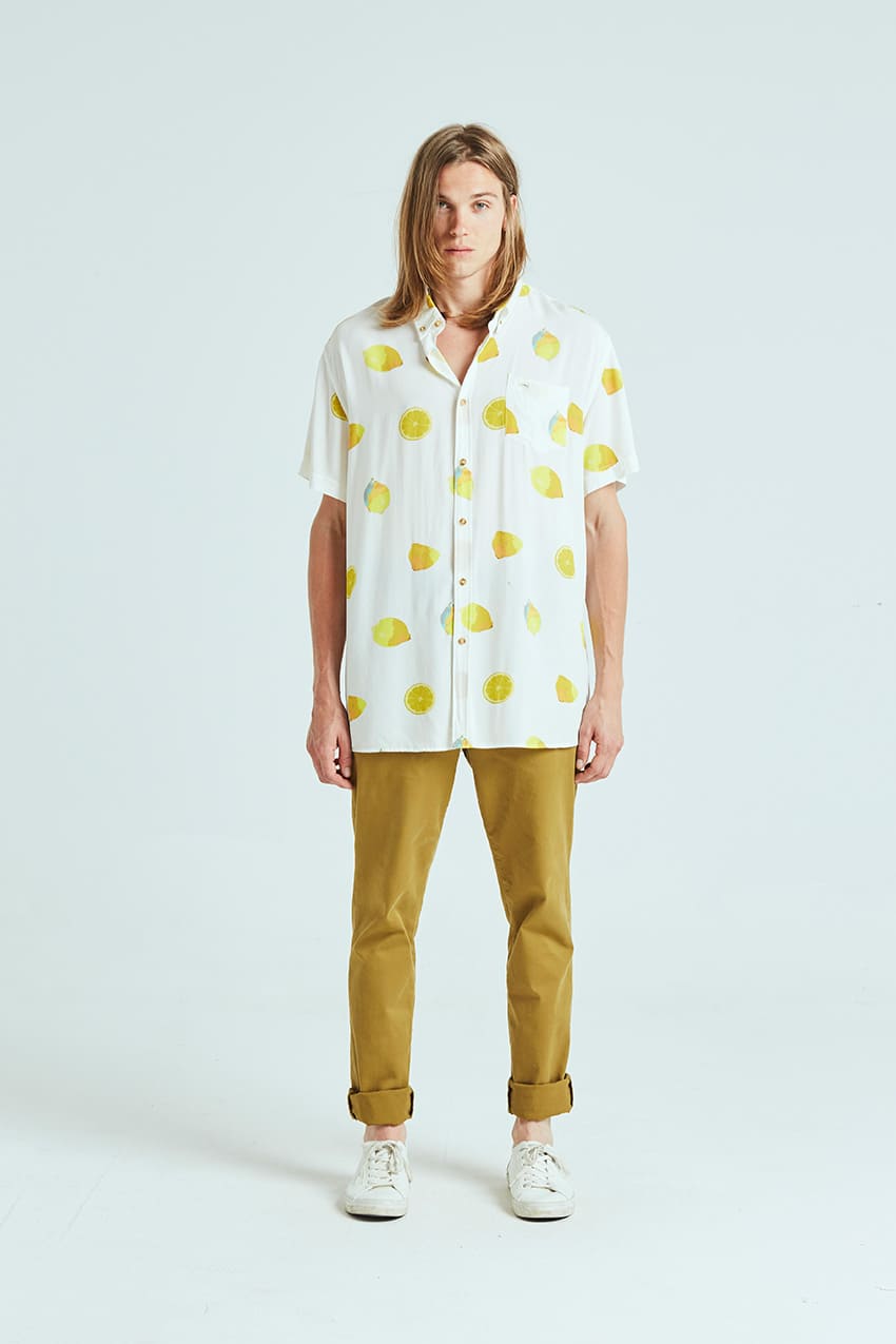 Camisa Fruit snow white Tiwel 01 Camisa Fruit snow white Tiwel 01