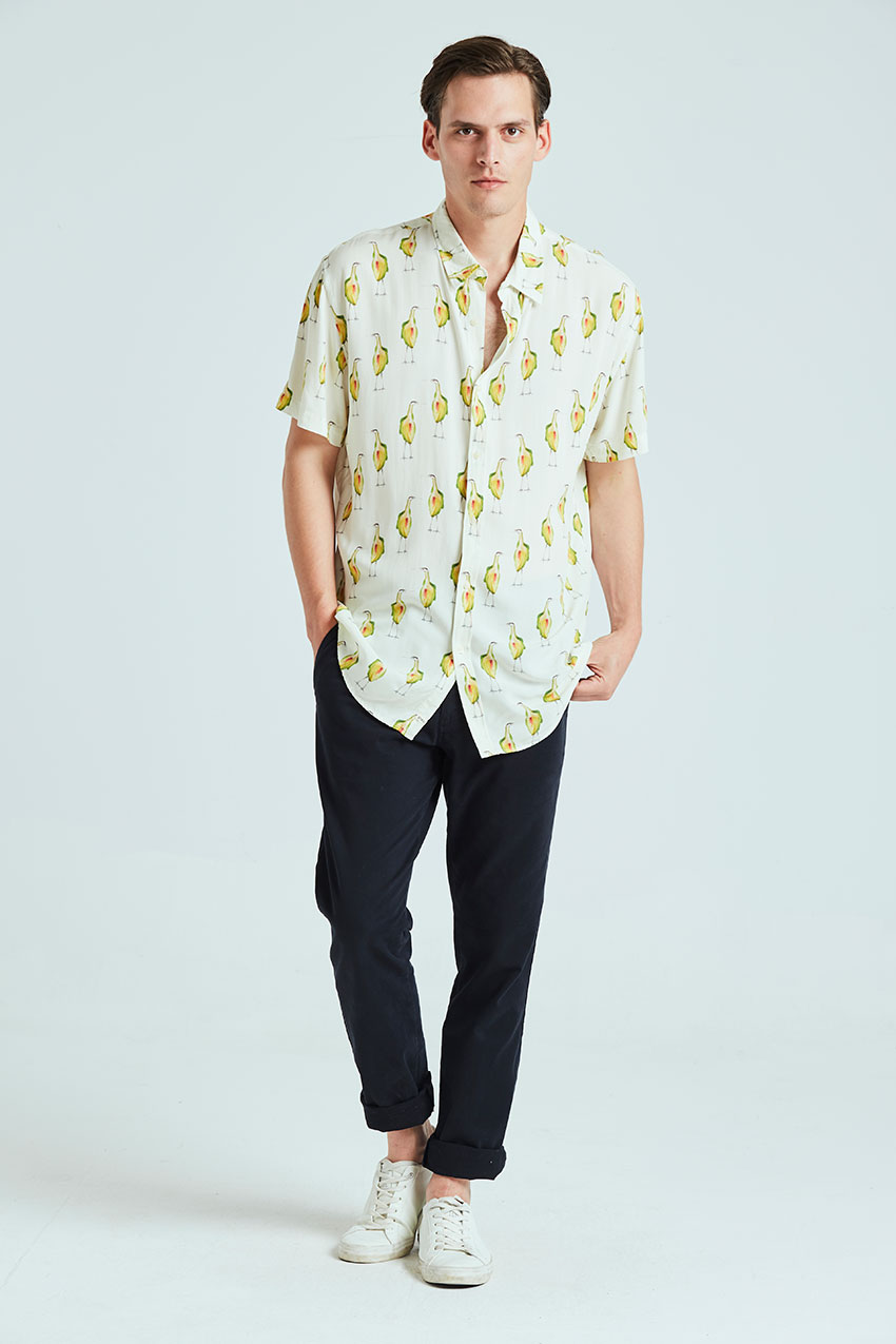 Camisa Garzas Tiwel off white 01 Camisa Garzas Tiwel off white 01