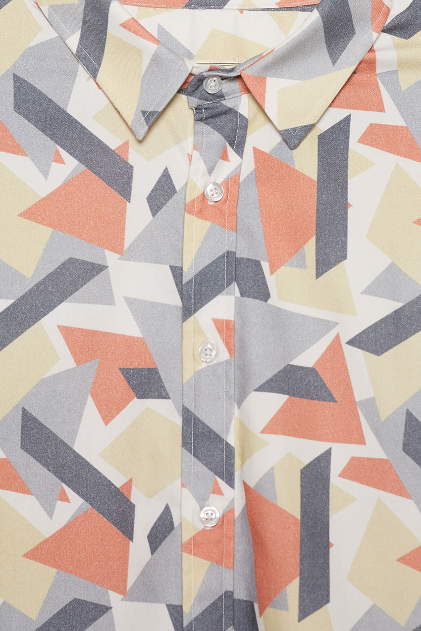 Camisa Geo Bright White 02 Camisa Geo Bright White 02