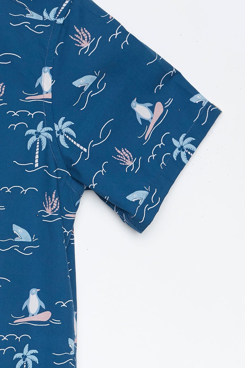 Camisa Honolulu Tiwel deep water 03 Camisa Honolulu Tiwel deep water 03