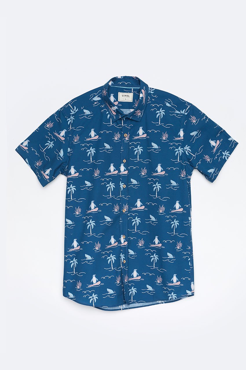 Camisa Honolulu Tiwel deep water Camisa Honolulu Tiwel deep water