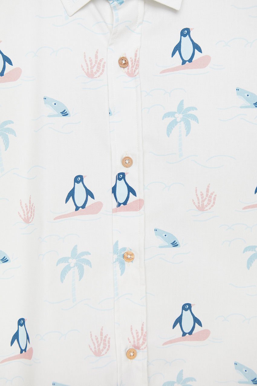 Camisa Honolulu Tiwel off white 02 Camisa Honolulu Tiwel off white 02
