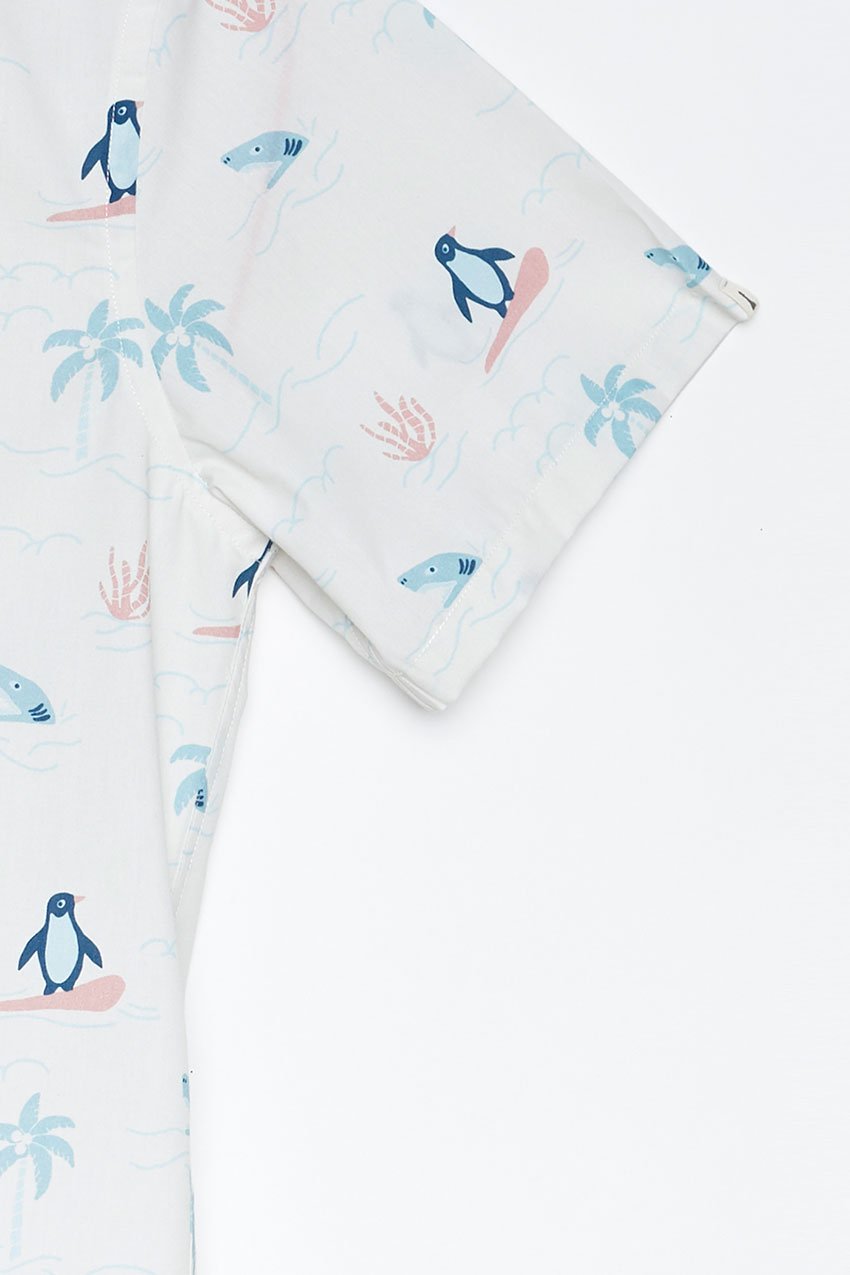 Camisa Honolulu Tiwel off white 03 Camisa Honolulu Tiwel off white 03