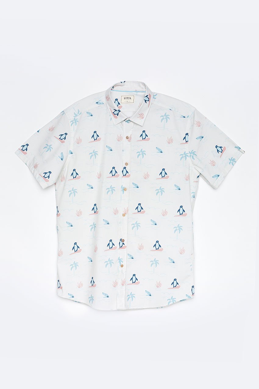 Camisa Honolulu Tiwel off white Camisa Honolulu Tiwel off white