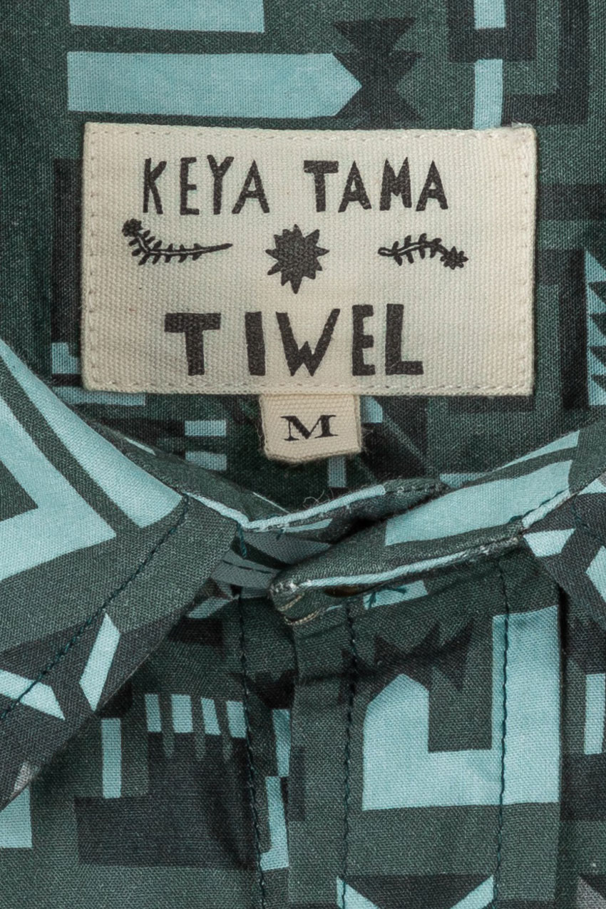 Camisa Keya Tama Slowly Sea Spray Green 06 Camisa Keya Tama Slowly Sea Spray Green 06