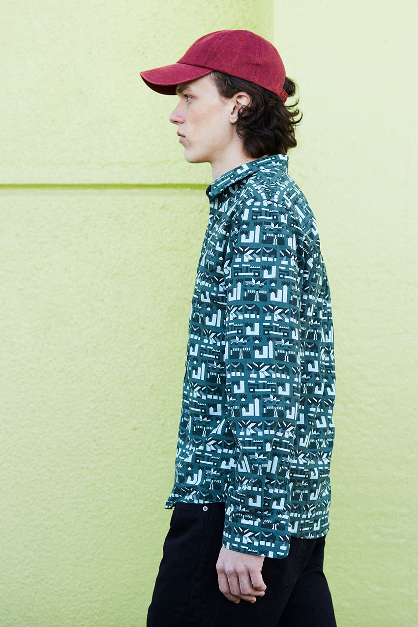 Camisa Keya Tama Slowly Sea Spray Green 08