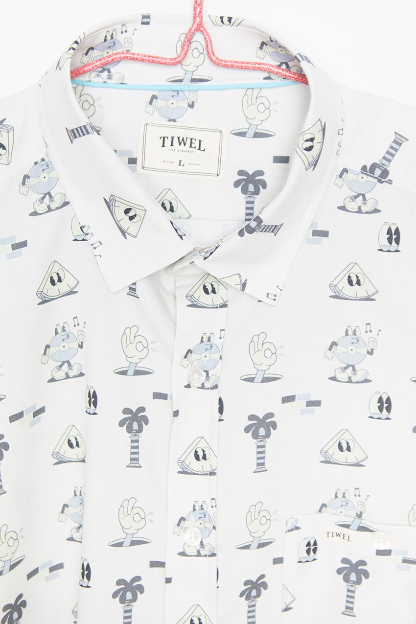 Camisa Mells Tiwel Yeye Weller off white 01 Camisa Mells Tiwel Yeye Weller off white 01