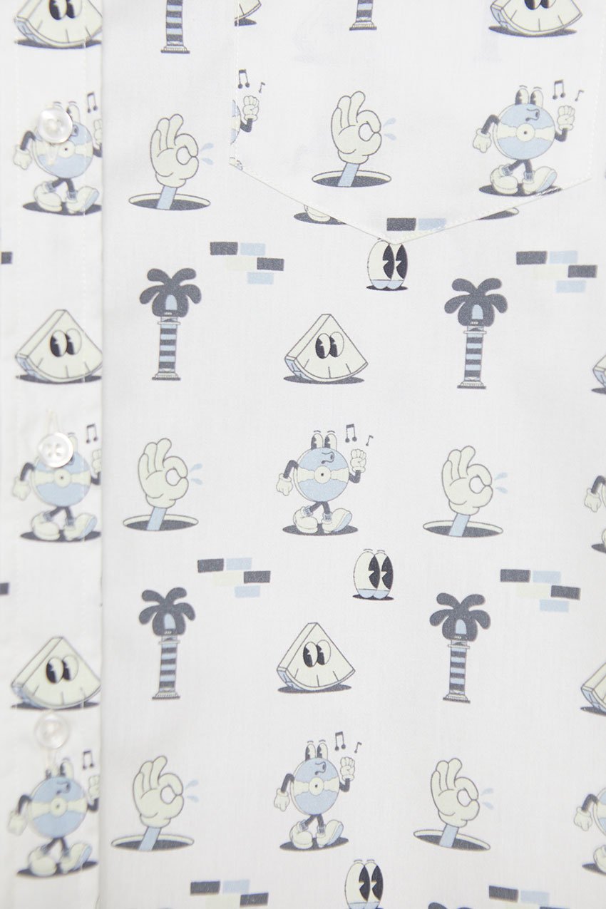 Camisa Mells Tiwel Yeye Weller off white 03 Camisa Mells Tiwel Yeye Weller off white 03