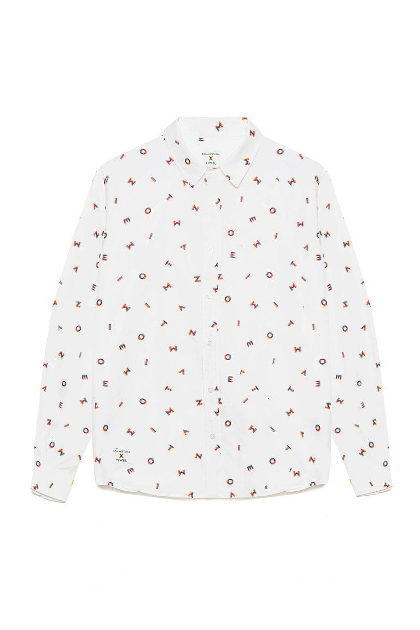 Camisa Movimiento Boa Mistura Bright White 01 Camisa Movimiento Boa Mistura Bright White 01