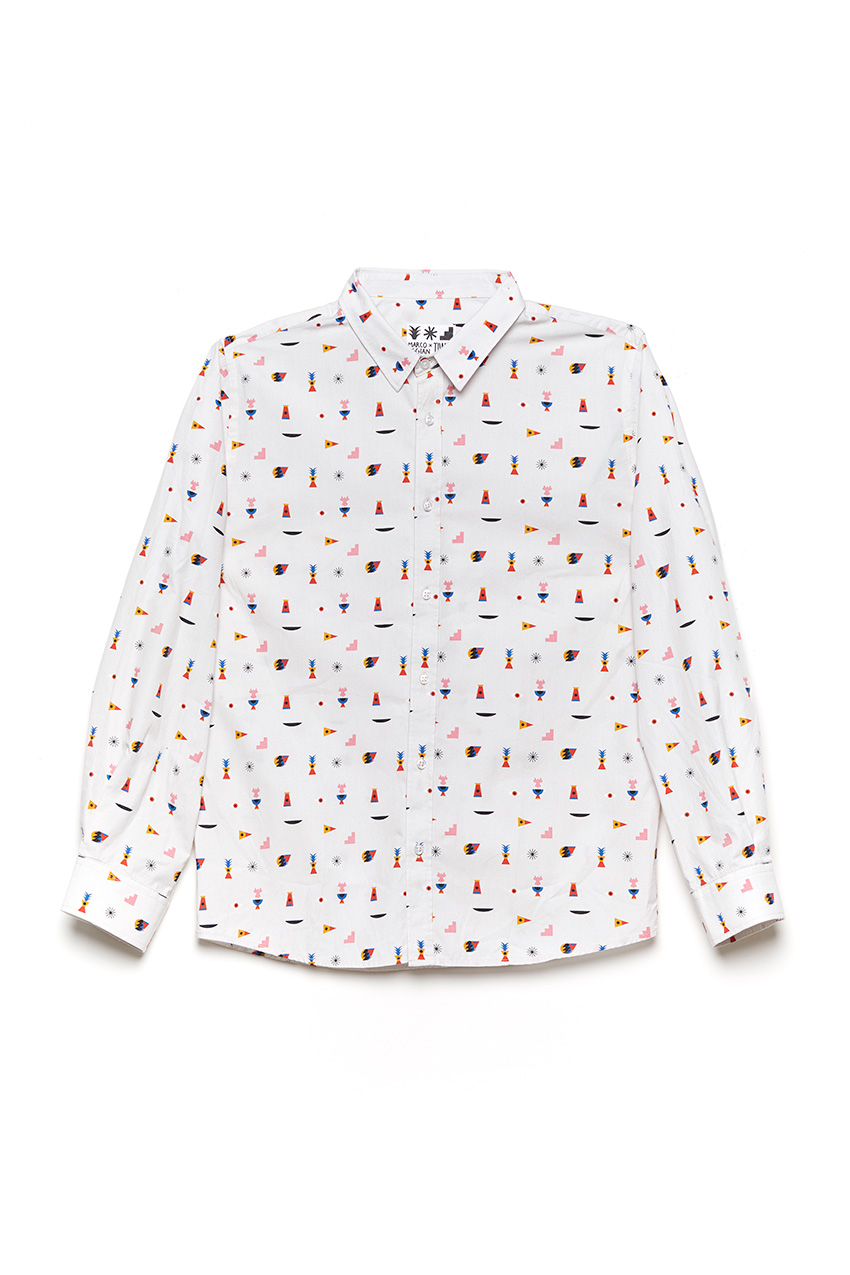 Camisa Oggy Elements Oggian Off White 01 Camisa Oggy Elements Oggian Off White 01