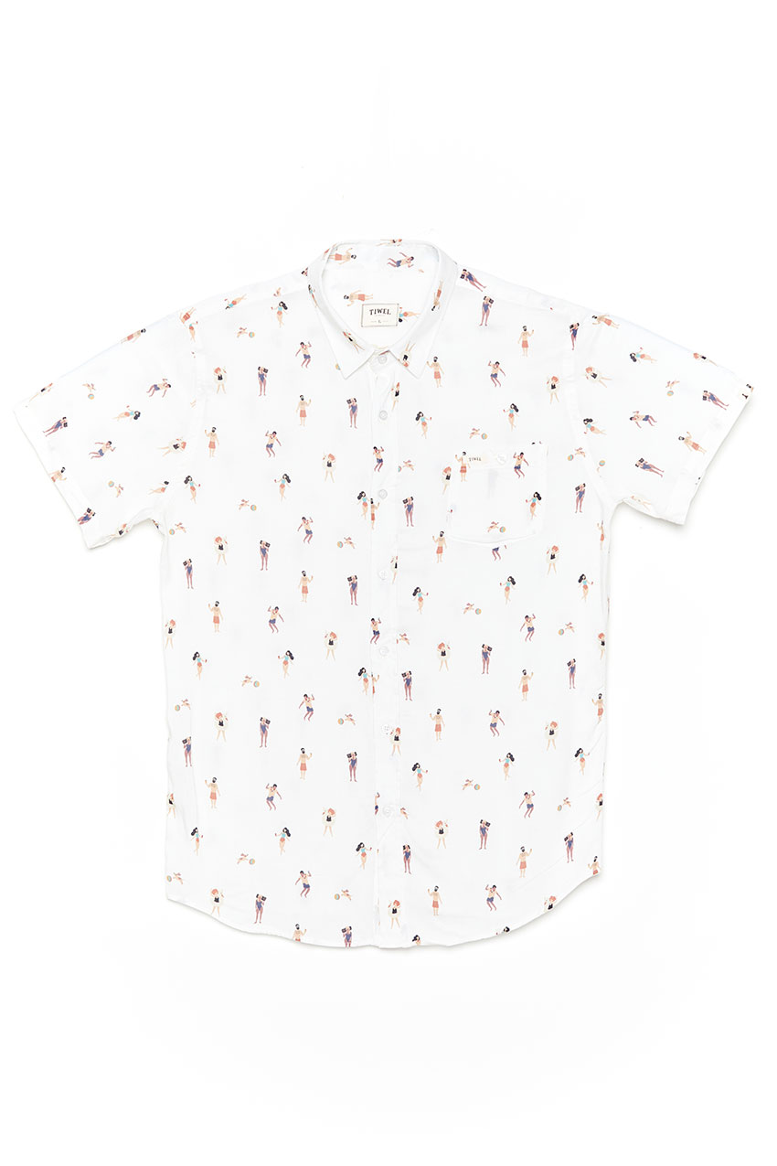 Camisa Pool Party Bright White 01 Camisa Pool Party Bright White 01