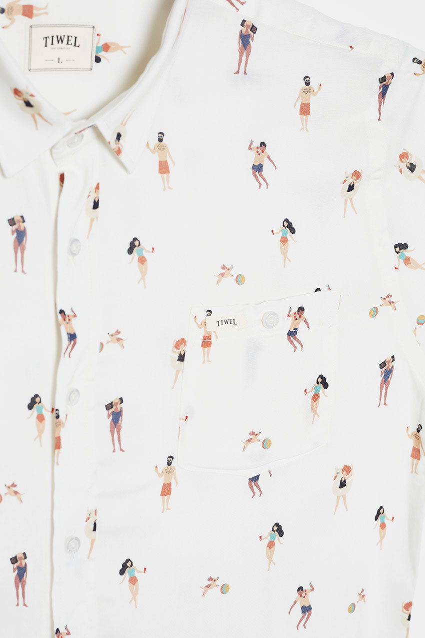 Camisa Pool Party Bright White 02 Camisa Pool Party Bright White 02