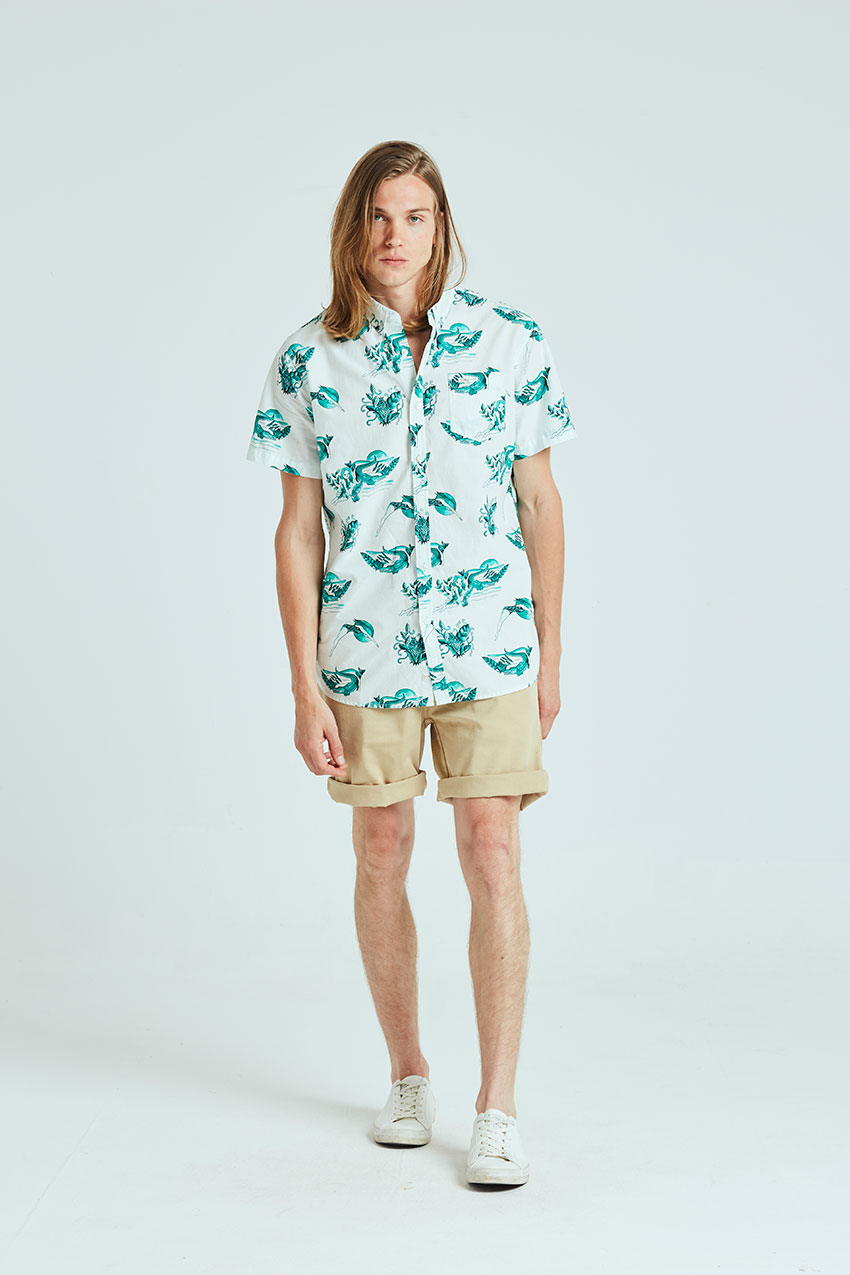 Camisa Swamp snow white 01 Camisa Swamp snow white 01