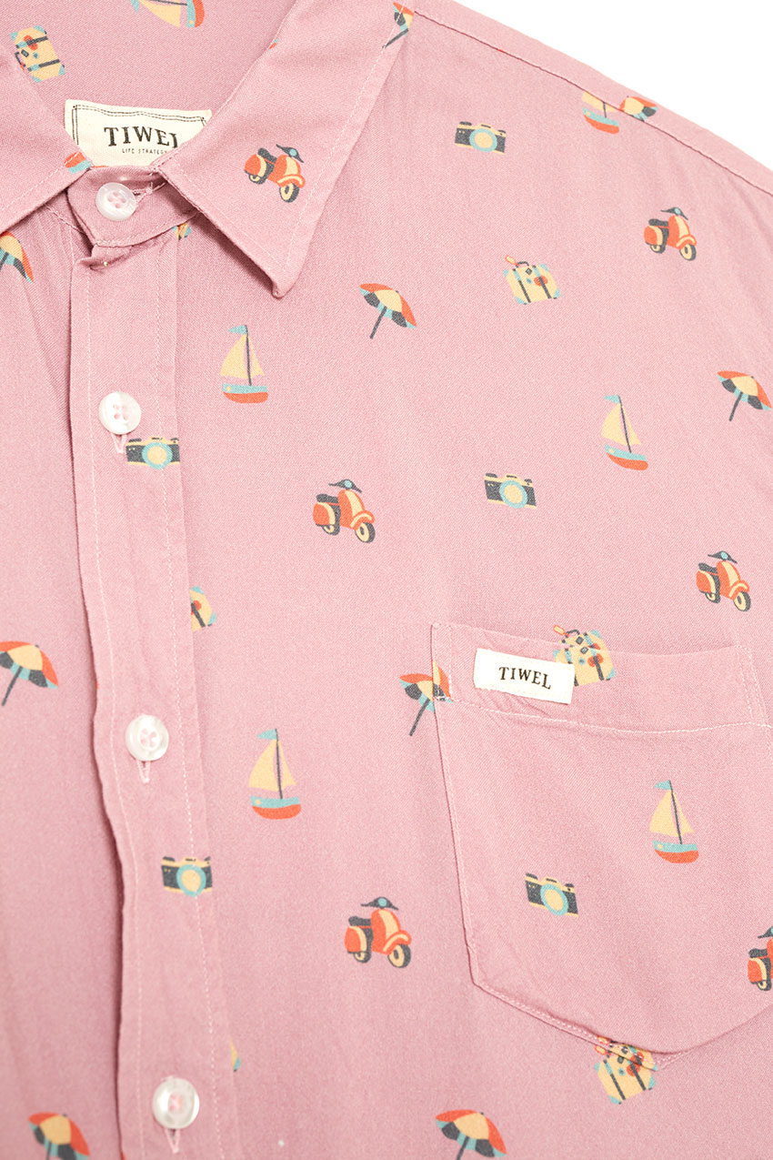 Camisa Travellers Vintage Pink 02 Camisa Travellers Vintage Pink 02