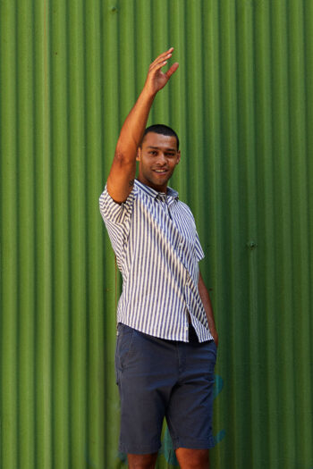 Camisa Yobi Navy Stripes 05