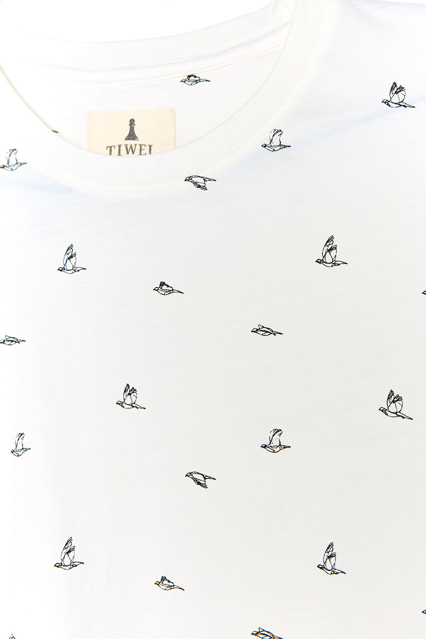 Camiseta Birds Tiwel snow white 03 Camiseta Birds Tiwel snow white 03