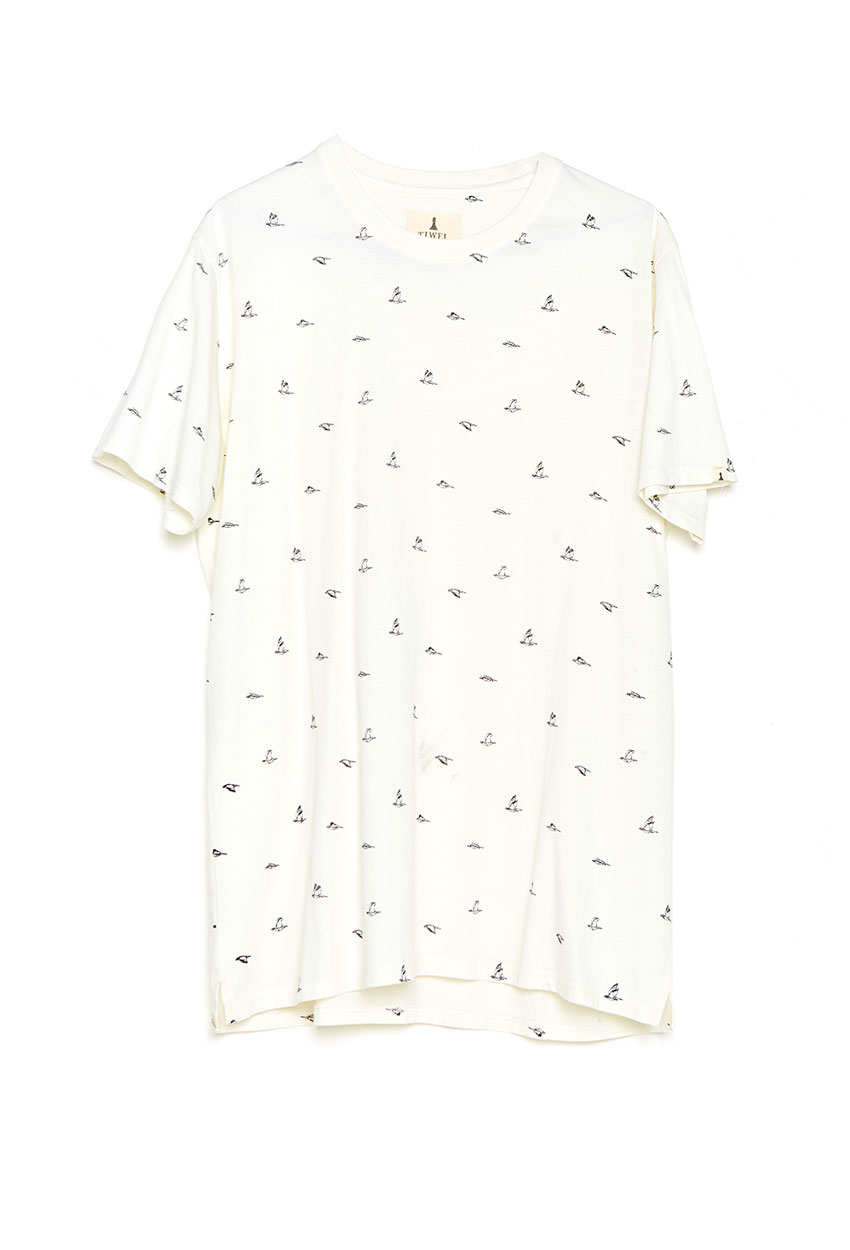 Camiseta Birds Tiwel snow white Camiseta Birds Tiwel snow white