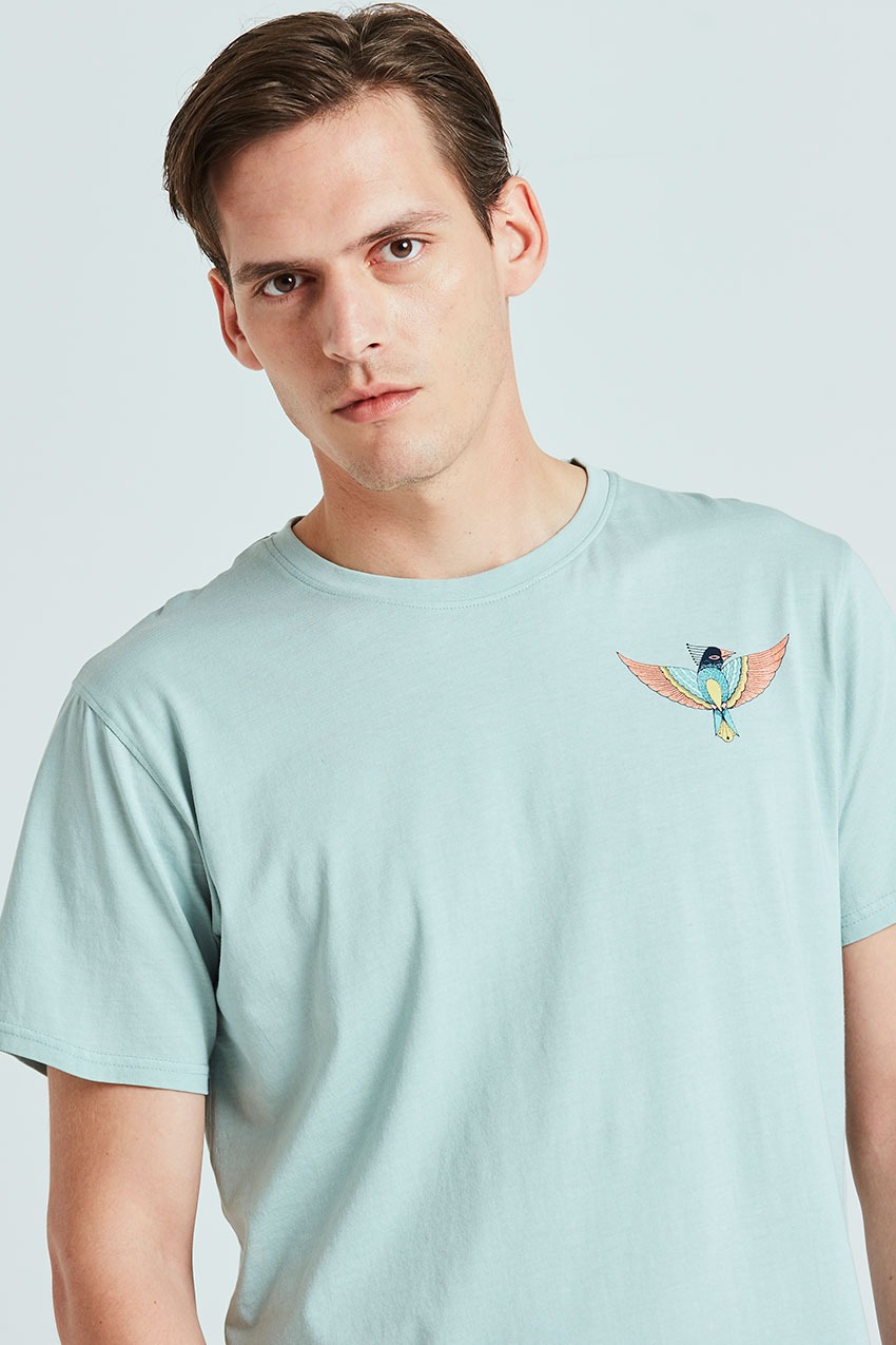 Camiseta Boa Bird blue haze 02 Camiseta Boa Bird blue haze 02