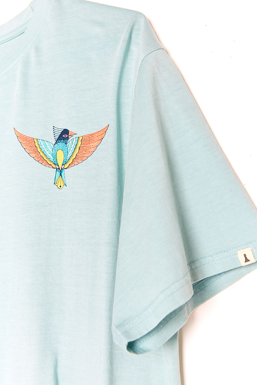 Camiseta Boa Bird blue haze 03 Camiseta Boa Bird blue haze 03