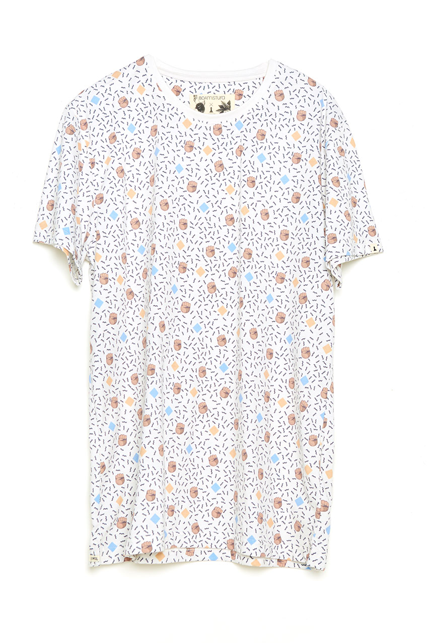 Camiseta Boa Mandela Tiwel off white Camiseta Boa Mandela Tiwel off white