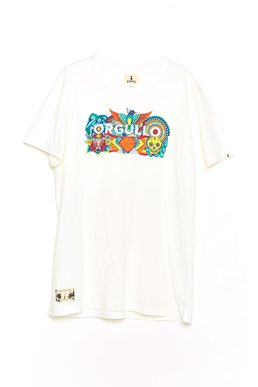 Camiseta Boa Orgullo Tiwel snow white Camiseta Boa Orgullo Tiwel snow white