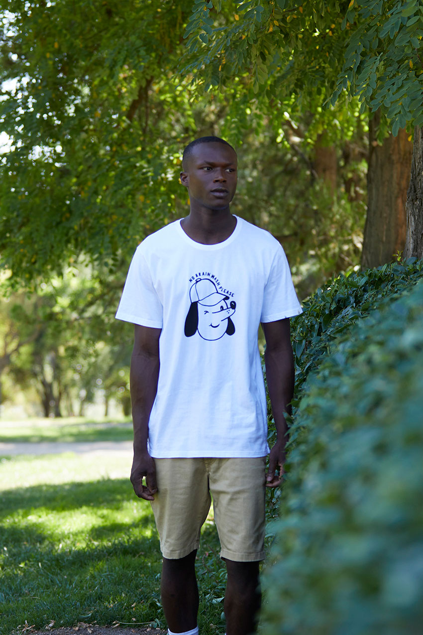 Camiseta Brain Wash Optic White 04 Camiseta Brain Wash Optic White 04