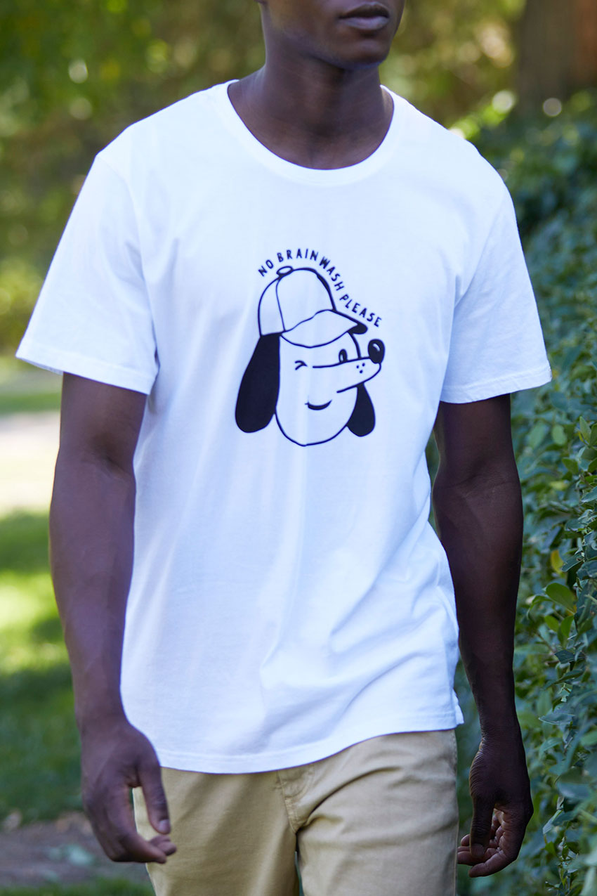Camiseta Brain Wash Optic White 05 Camiseta Brain Wash Optic White 05