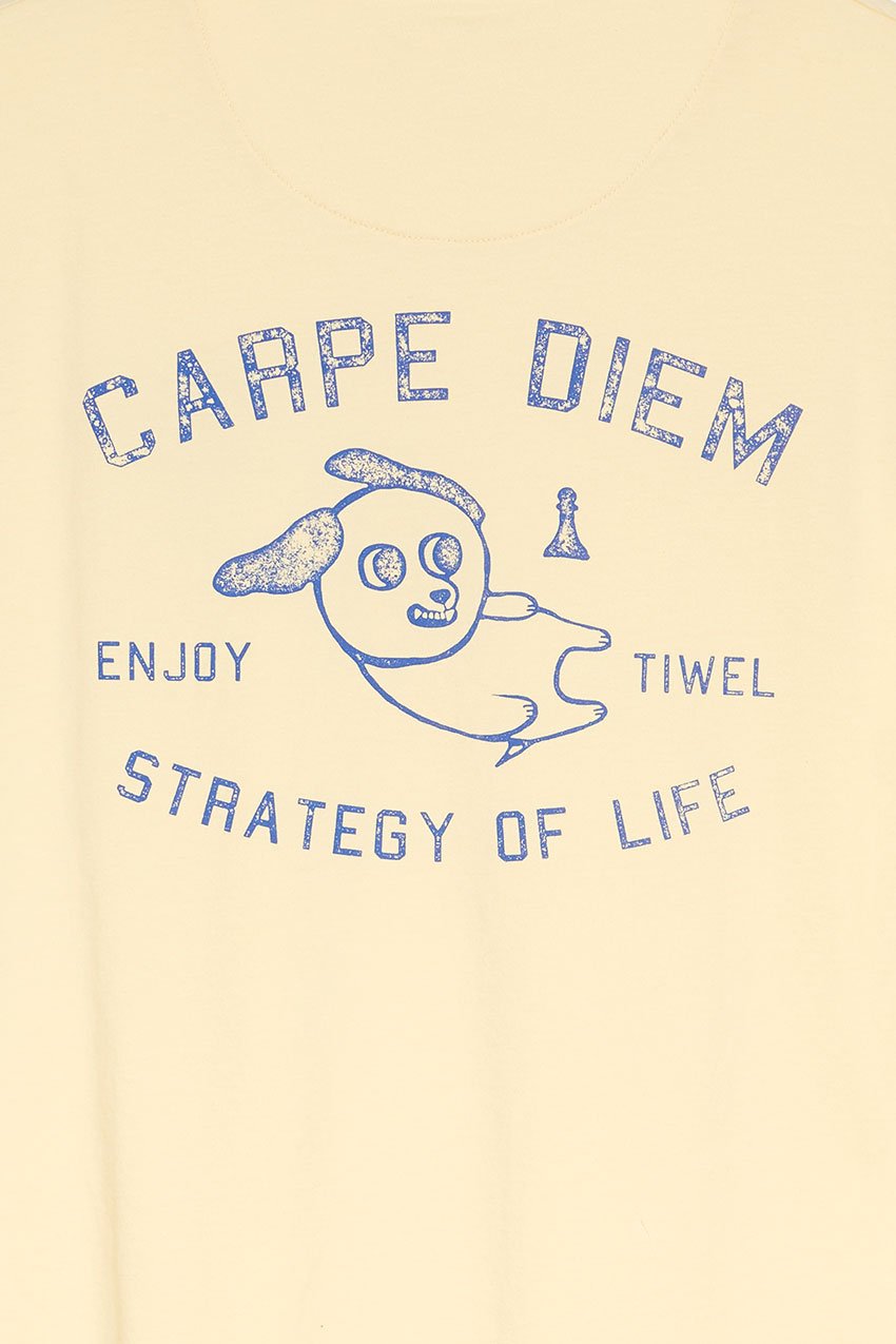 Camiseta Diem Tiwel double cream 04 Camiseta Diem Tiwel double cream 04