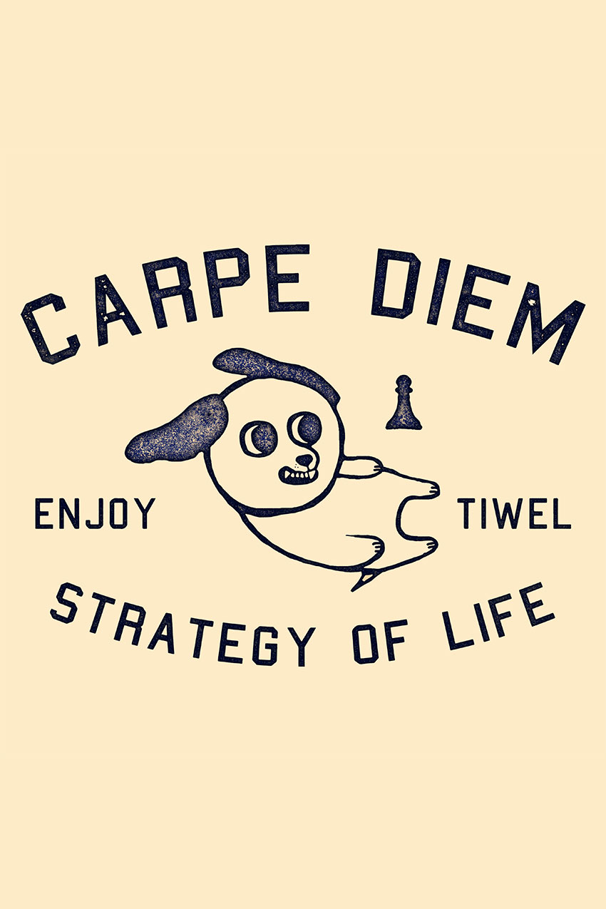 Camiseta Diem Tiwel double cream 05 Camiseta Diem Tiwel double cream 05