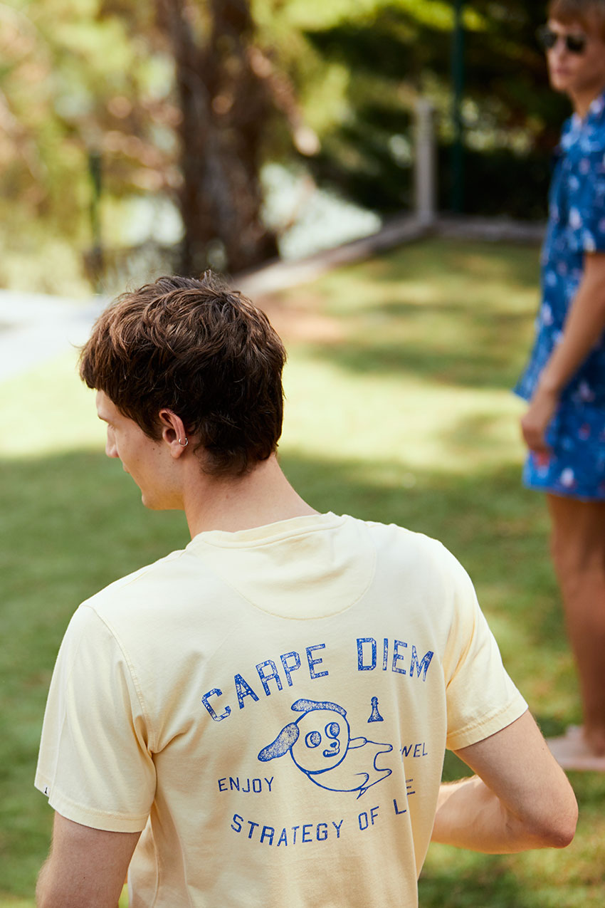 Camiseta Diem Tiwel double cream 06 Camiseta Diem Tiwel double cream 06