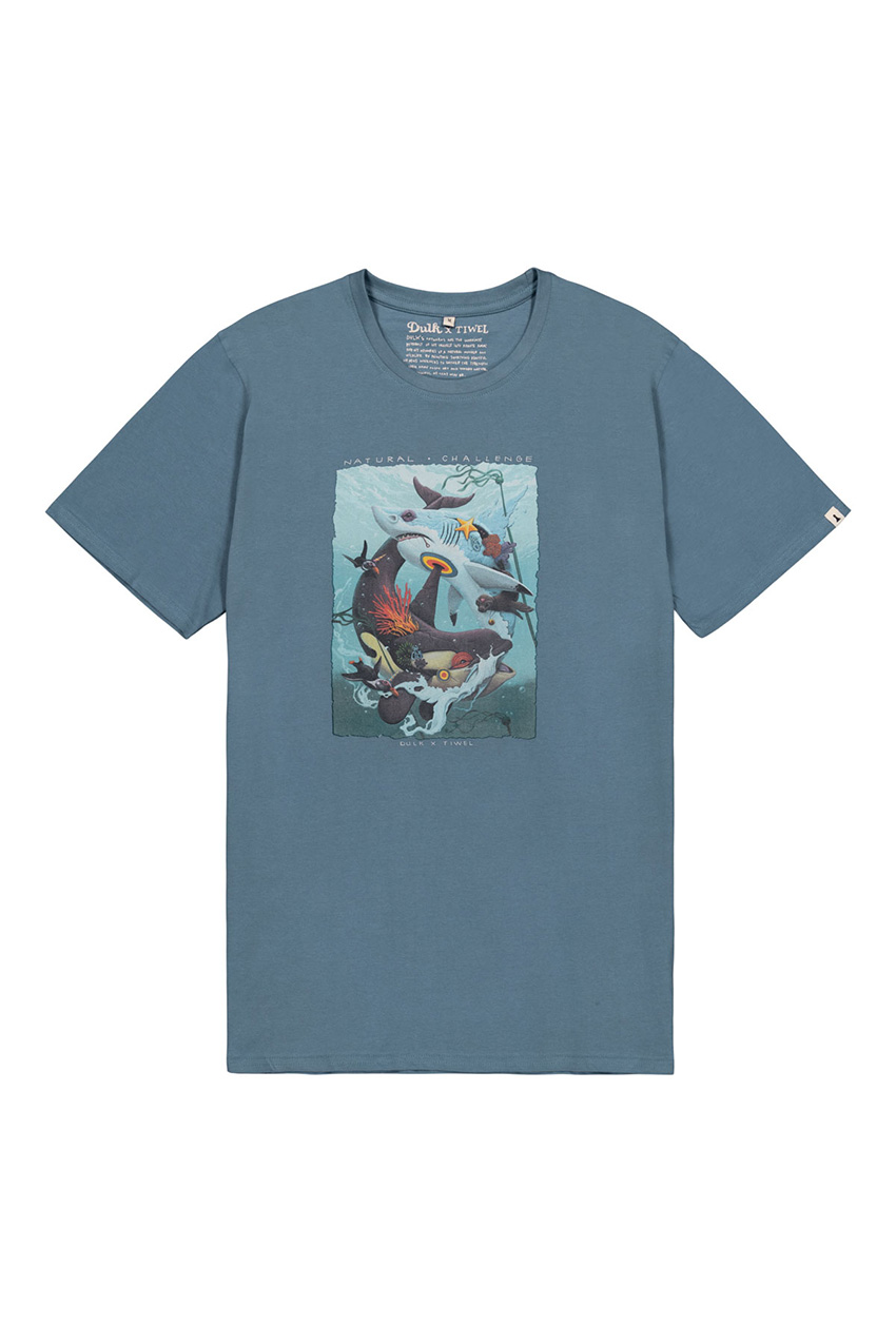 Camiseta Dulk Natural Faded Blue 01 Camiseta Dulk Natural Faded Blue 01