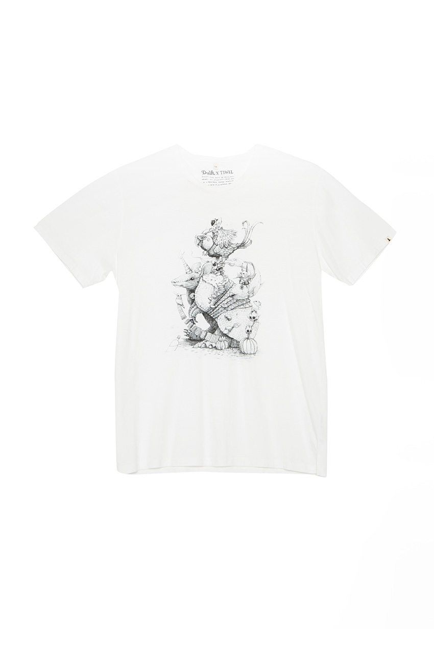 Camiseta Dulk Sketch Optic White 01 Camiseta Dulk Sketch Optic White 01
