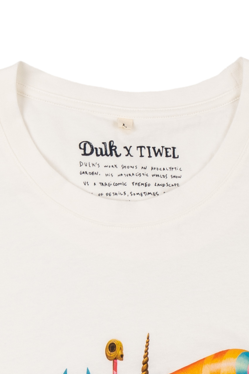 Camiseta Dulk-Toucan optic white 05 Camiseta Dulk-Toucan optic white 05