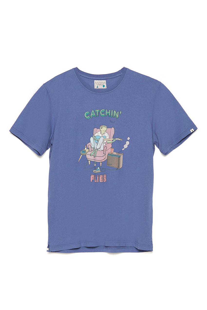 Camiseta Flycat David Sanchez Brigade Blue 01 Camiseta Flycat David Sanchez Brigade Blue 01