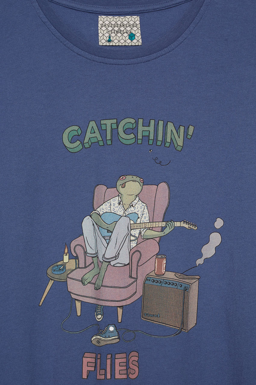 Camiseta Flycat David Sanchez Brigade Blue 02 Camiseta Flycat David Sanchez Brigade Blue 02
